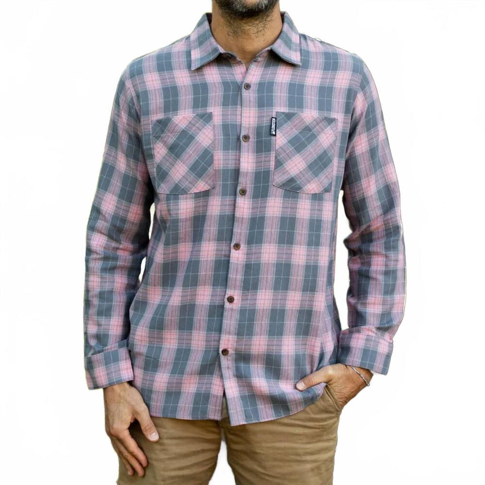 NEW FLOMOTION men's trailblazer flannel in blue